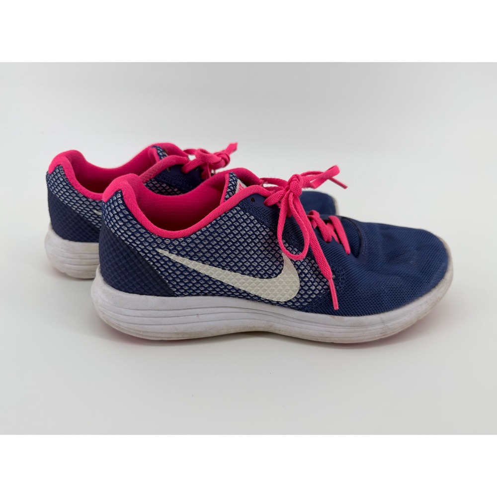 Nike Revolution 3 Womens Running Shoes Blue Pink Size 8